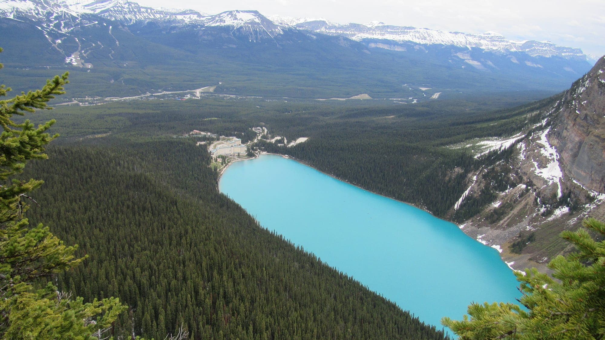 Lake Louise from the Big Beehive