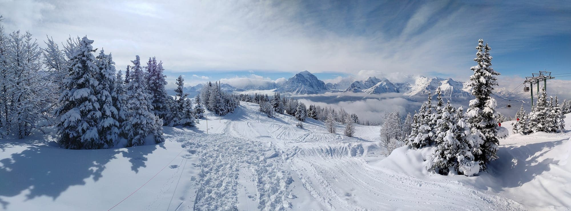 Lake Louise Ski Resort in March