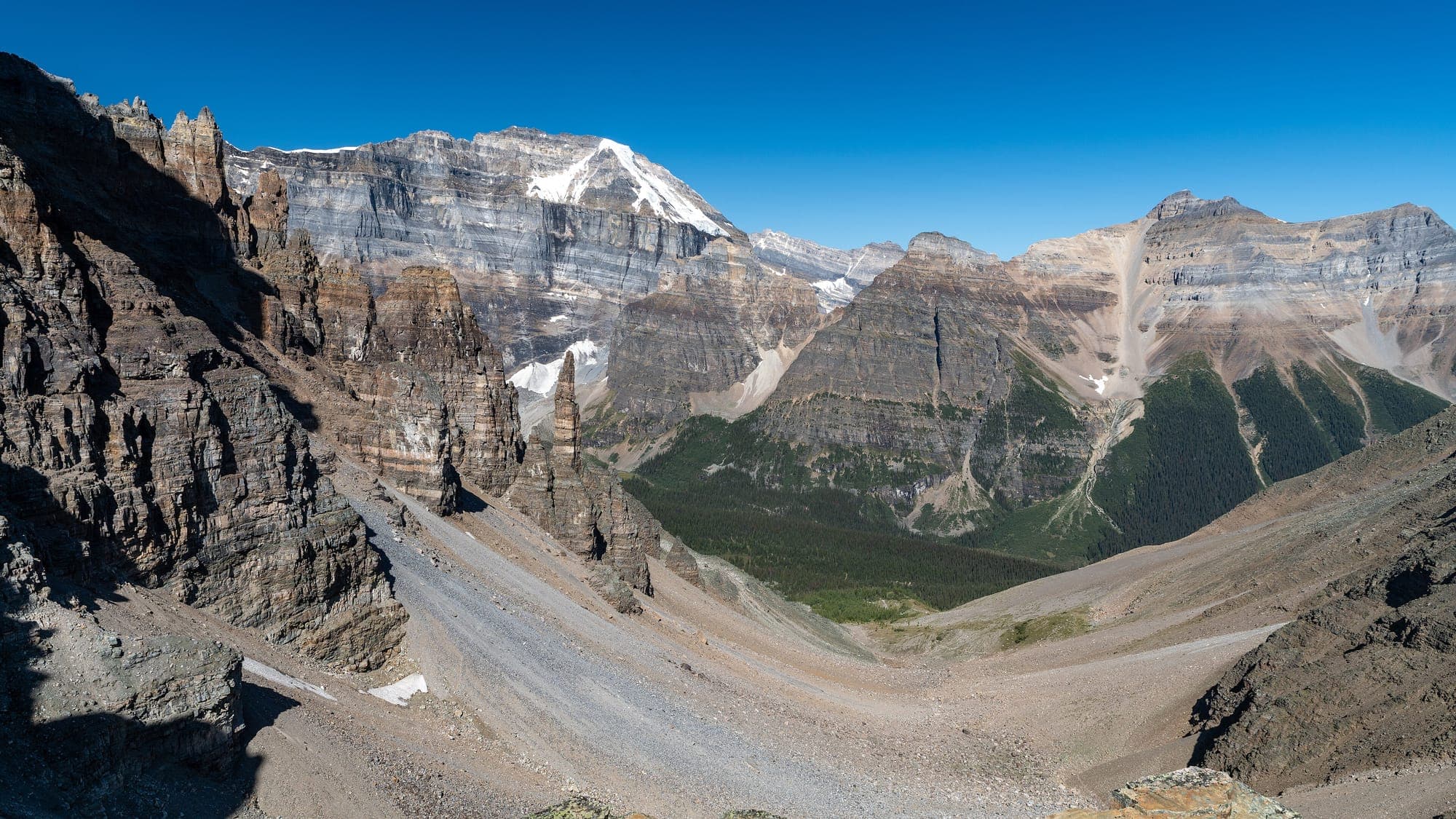 The view from Sentinel Pass